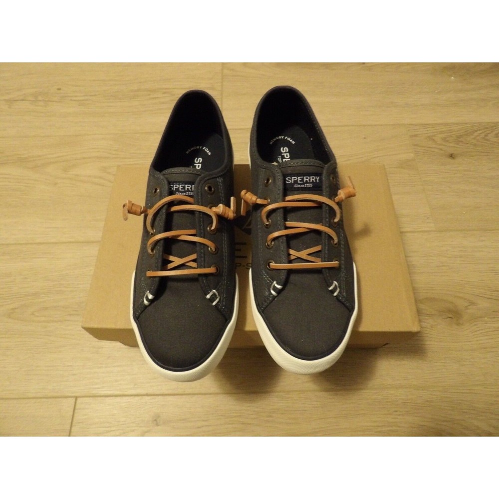 Size 8W - Sperry Women’s Top Sider Pier View Core Navy (USED) | STS95129